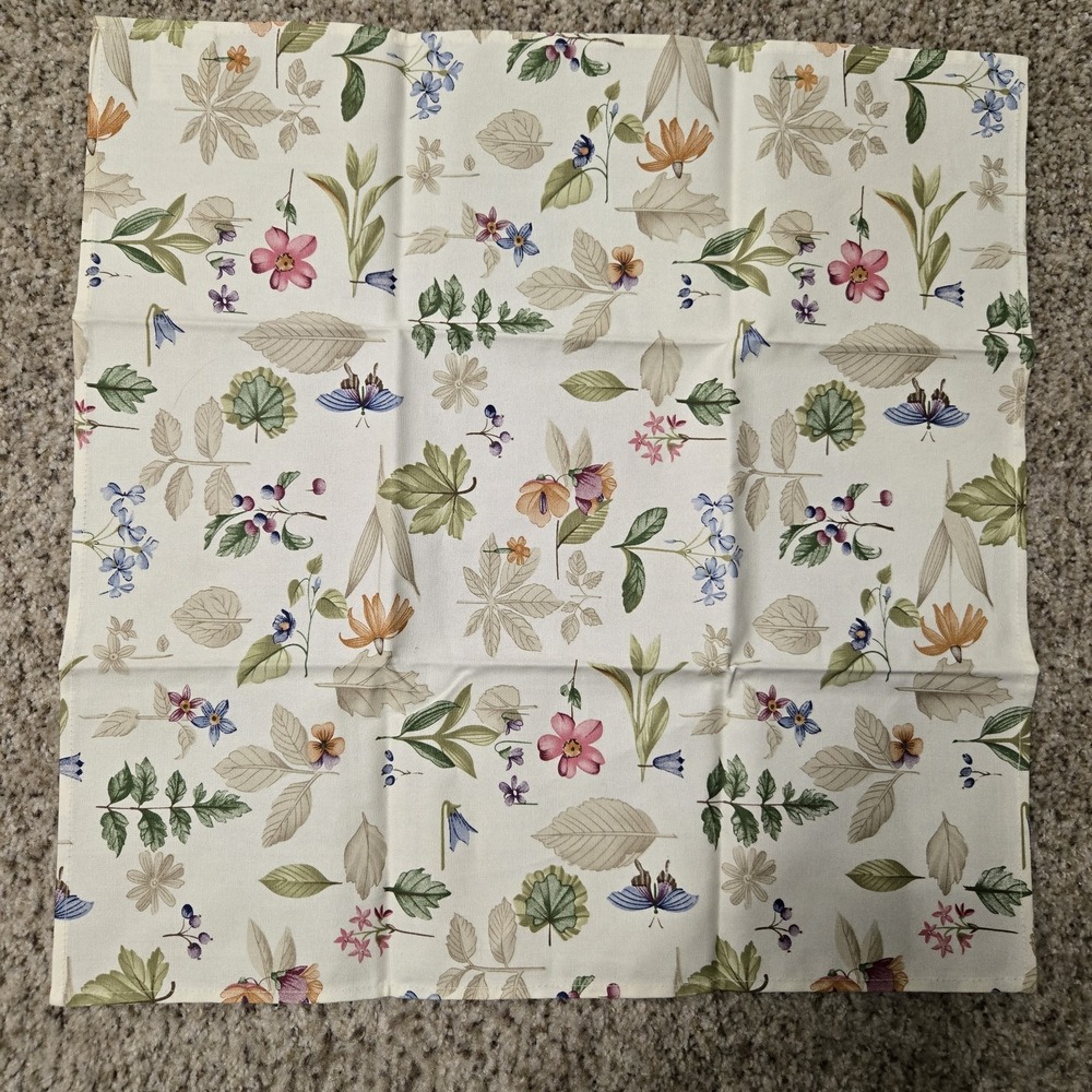 Longaberger Botanical Fields ONE NAPKIN  w/‎ UnHemmed Edge 2677835 NEW